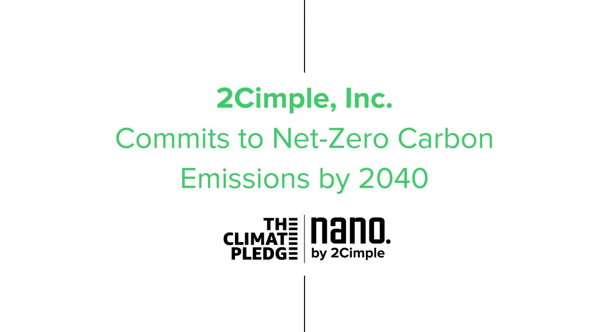 2Cimple, Inc. Commits to Net-Zero Carbon Emissions by 2040